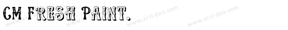 CM Fresh Paint字体转换